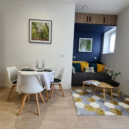 Lumineux 4* Pour 2 A Vittel, Proche Thermes, Wifi, Parking Gratuit - Fr-1-589-745 דירה ויטל